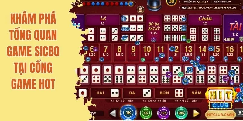 Khám phá tổng quan game Sicbo tại cổng game hot